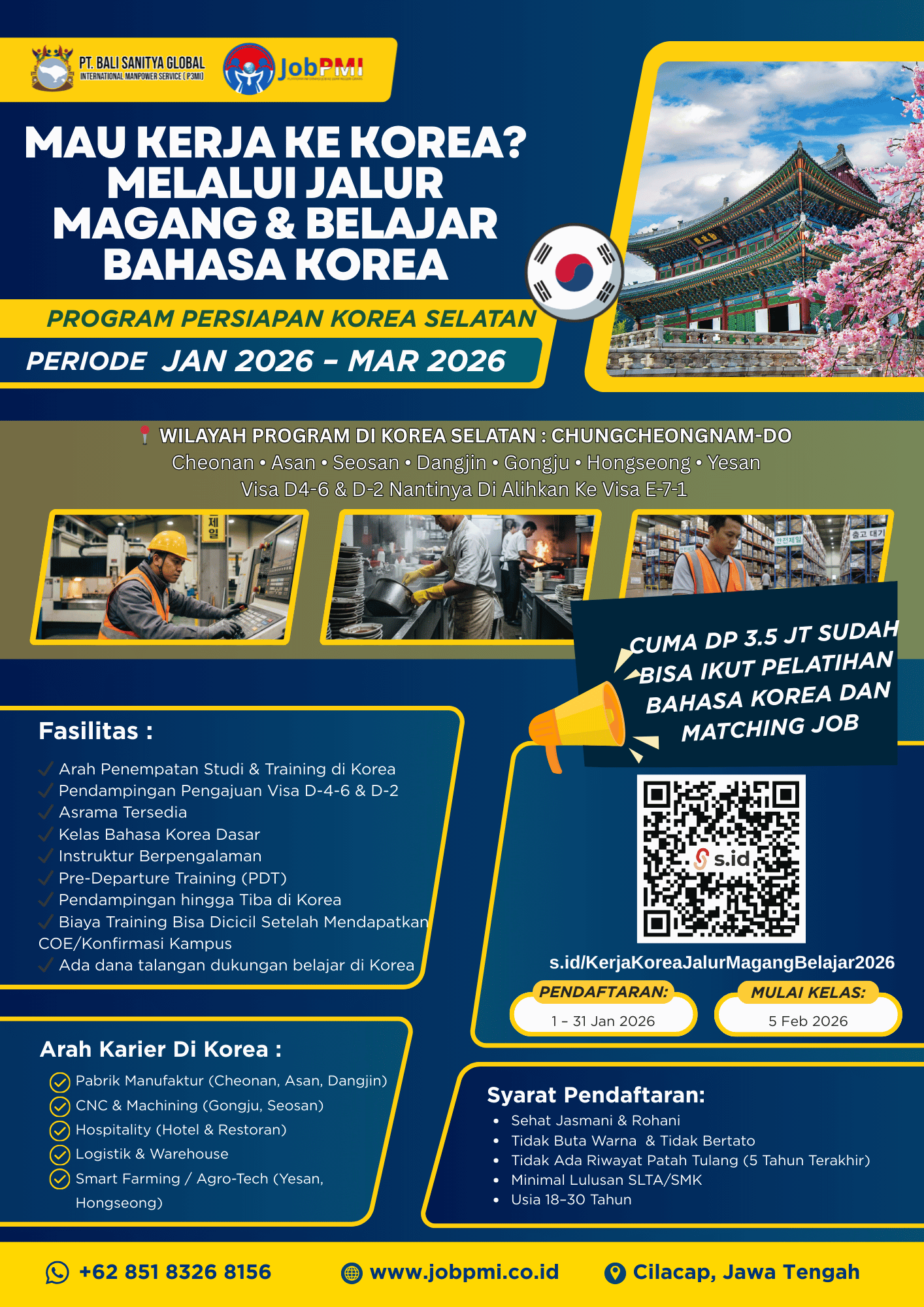 Kerja Korea - Jalur Magang & Belajar Bahasa