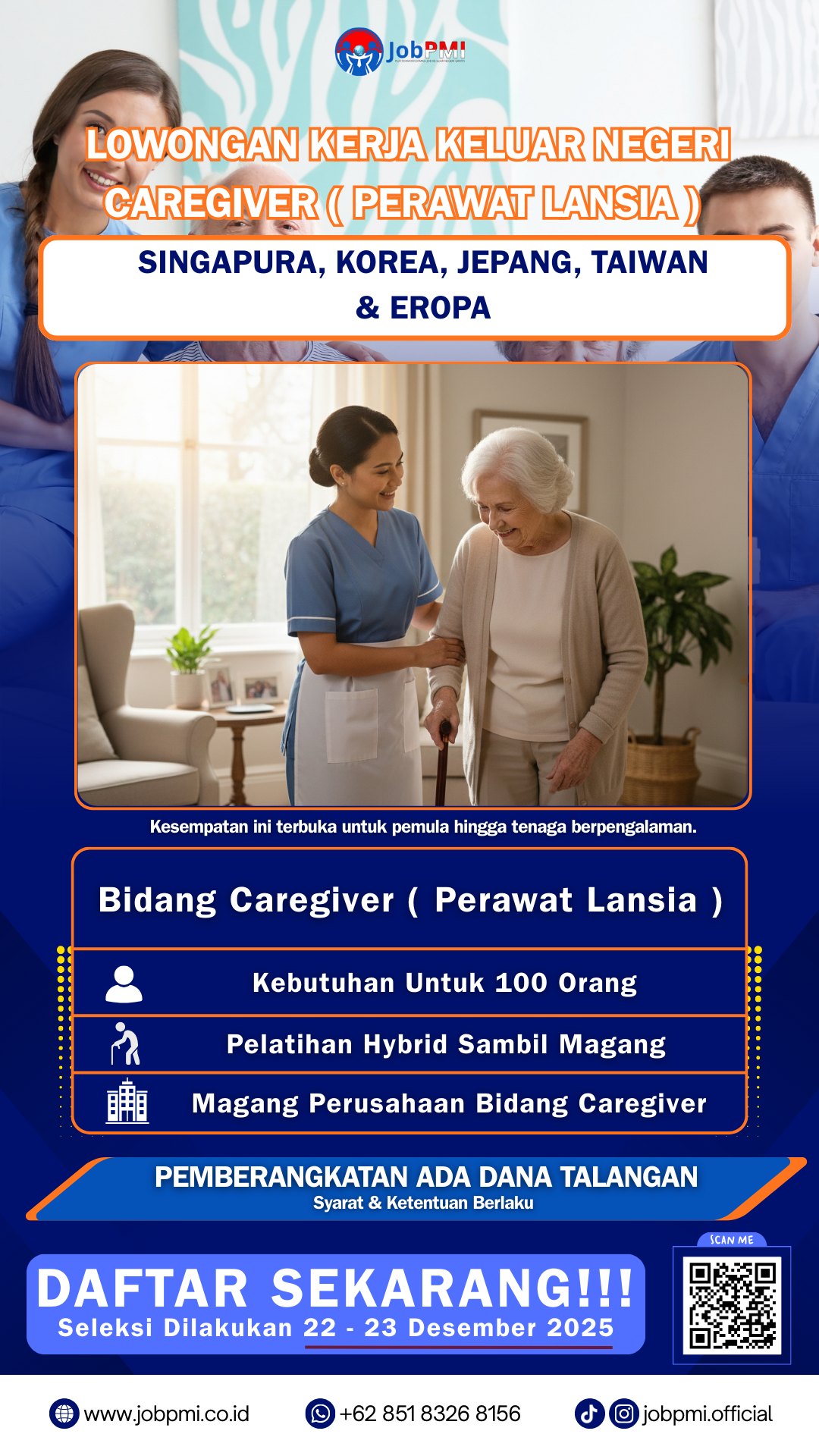 Caregiver - Singapura, Korea, Jepang, Taiwan & Eropa