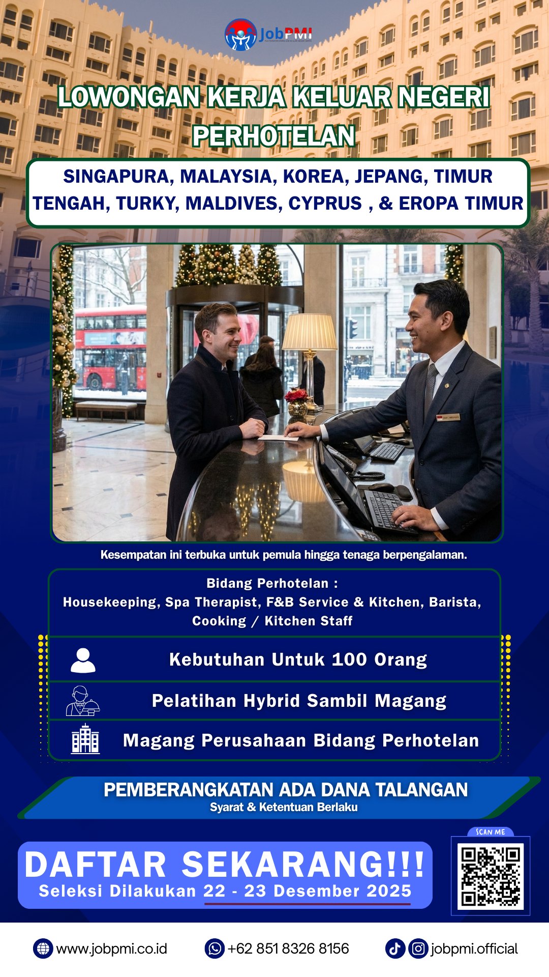 Perhotelan - Singapura, Malaysia, Korea, Jepang, Timur Tengah, Turki, Maldives, Cyprus & Eropa Timur